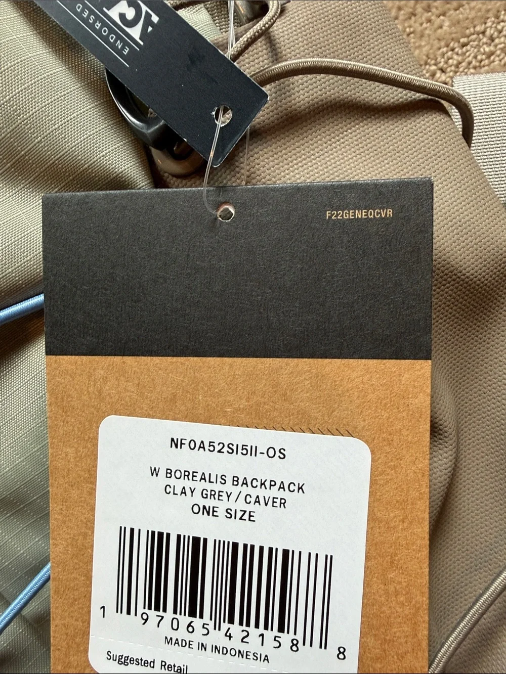 The North Face Women’s Borealis Backpack - Sage Green with Brown Accents